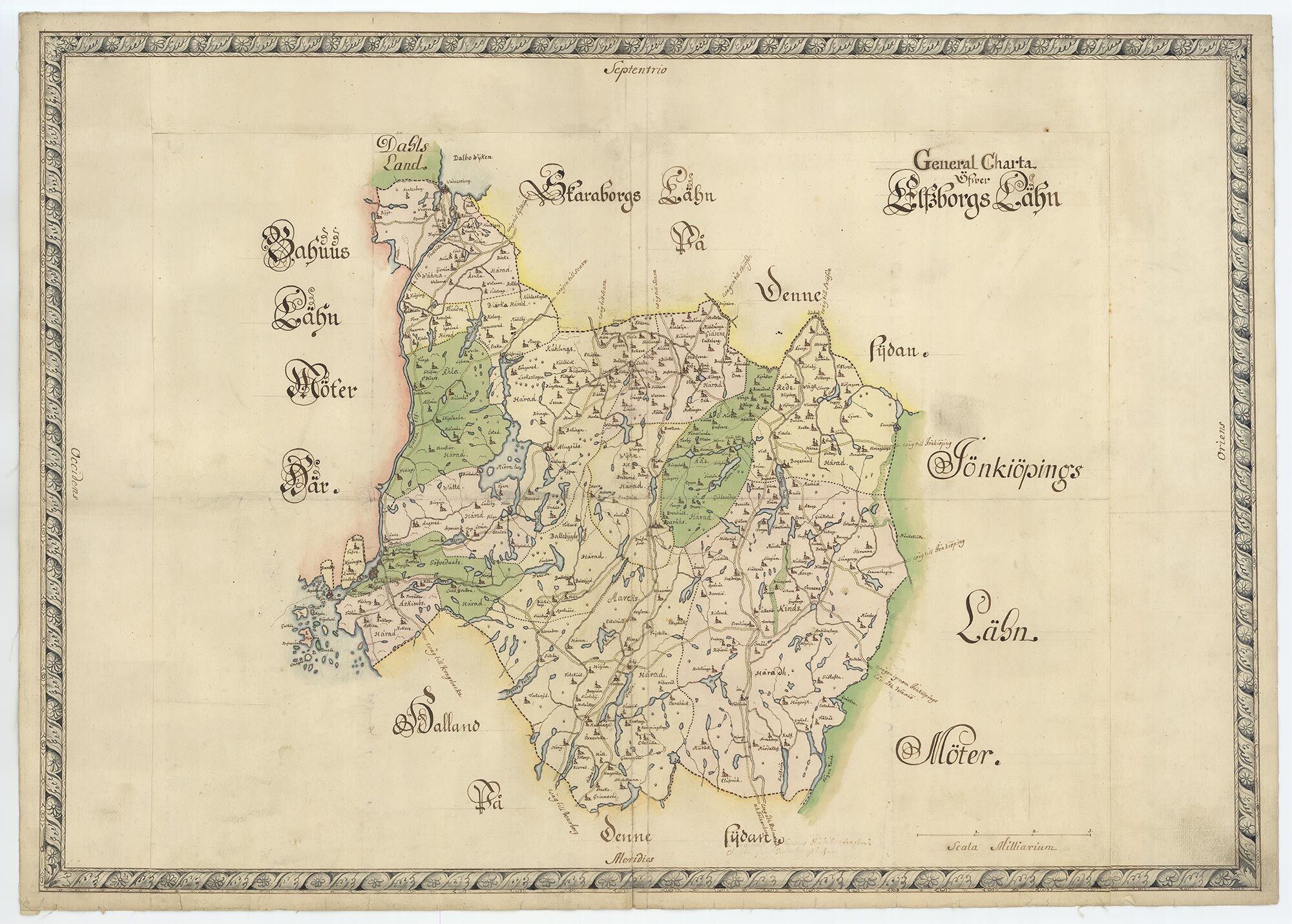 Alvsborgs county late 1600s