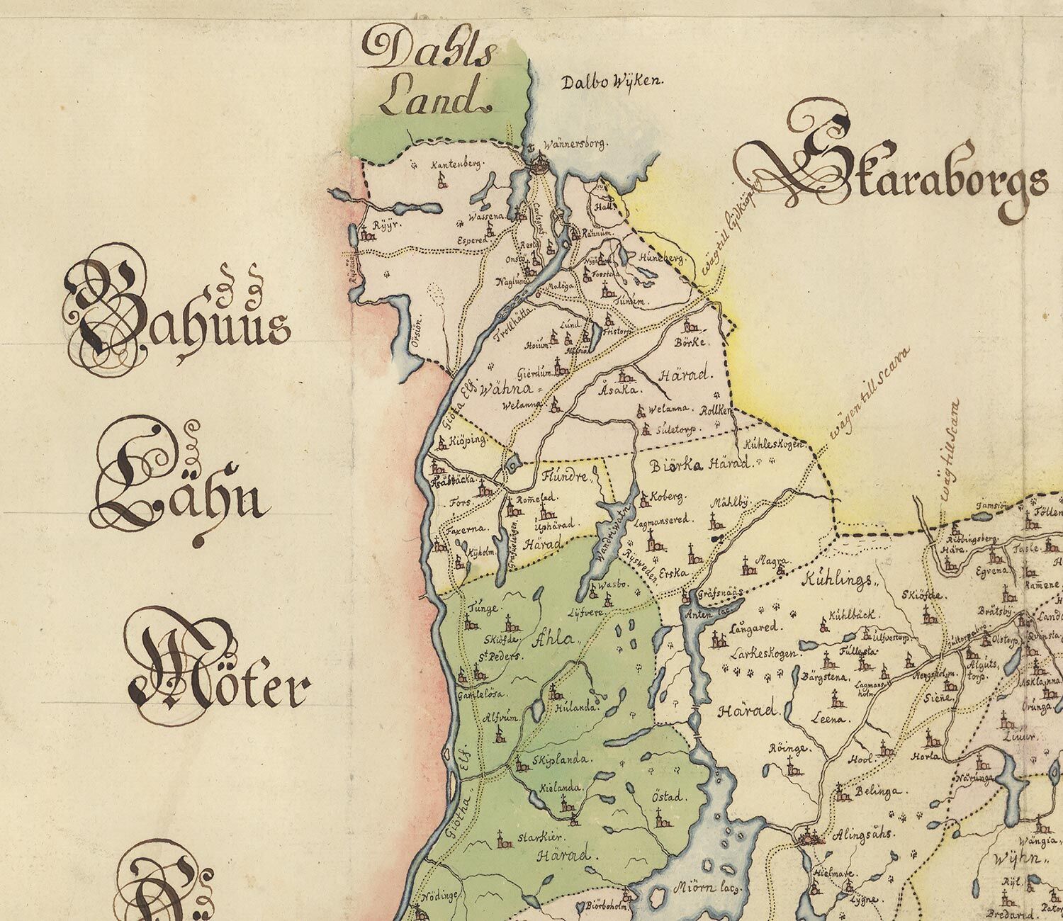Alvsborgs county late 1600s